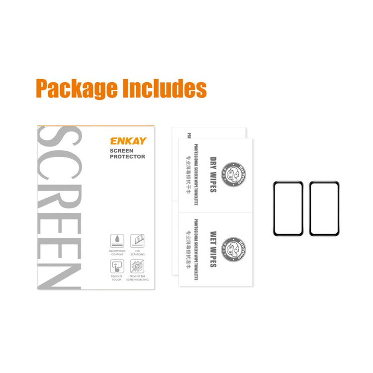2stk Universal Plastik Skærmbeskytter - Gennemsigtig#serie_380