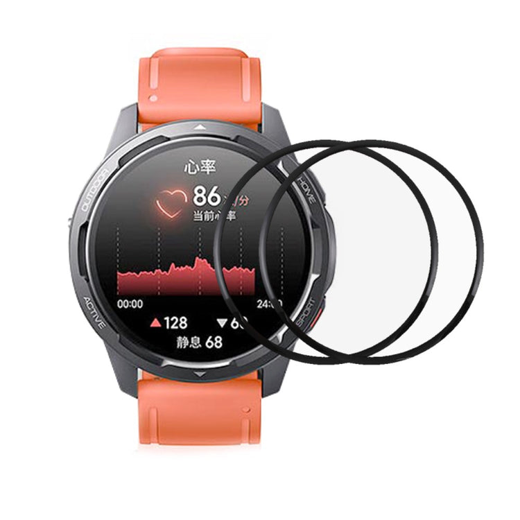 2stk Xiaomi Watch Color 2 Plastik Skærmbeskytter - Gennemsigtig#serie_122