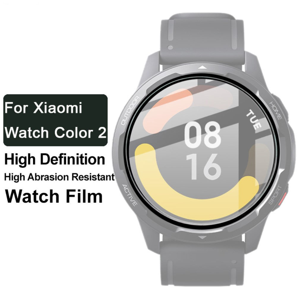 Xiaomi Watch Color 2 Plastik  HD Skærmbeskytter - Gennemsigtig#serie_123