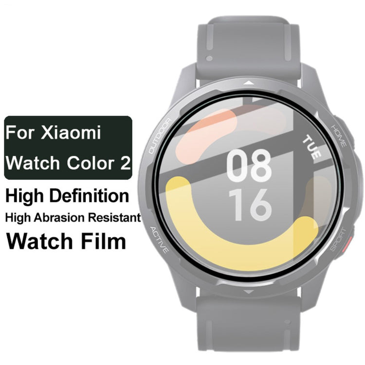 Xiaomi Watch Color 2 Plastik  HD Skærmbeskytter - Gennemsigtig#serie_123