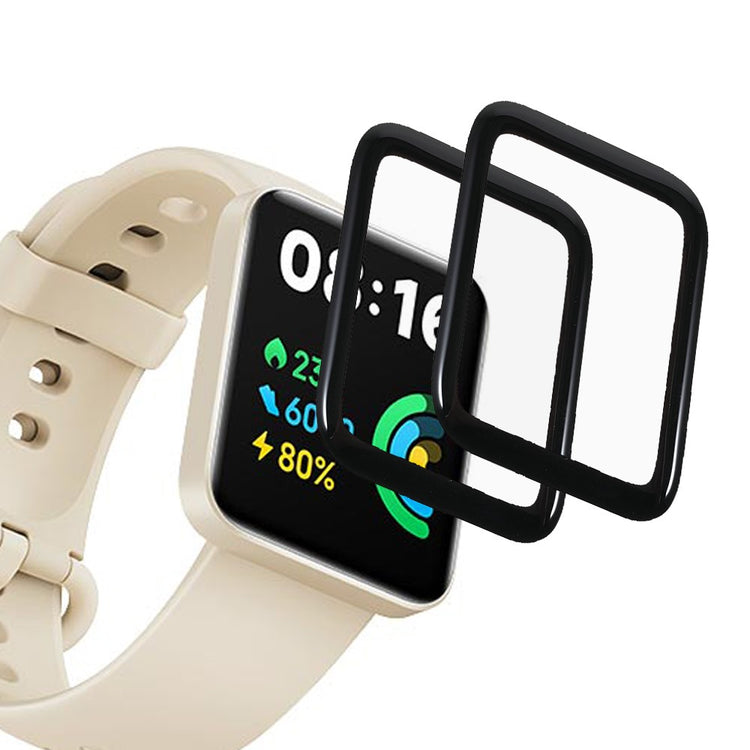2stk Xiaomi Redmi Watch 2 Lite Plastik Skærmbeskytter - Gennemsigtig#serie_135