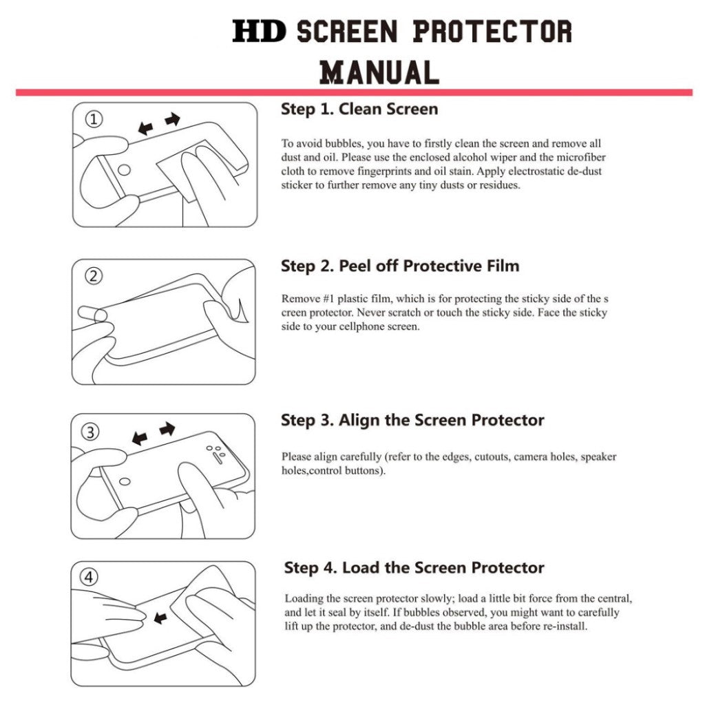 2stk Xiaomi Mi Band 3 Plastik Skærmbeskytter - Gennemsigtig#serie_015
