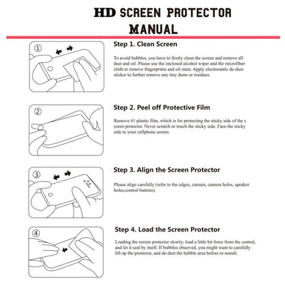 2stk Xiaomi Mi Band 3 Plastik Skærmbeskytter - Gennemsigtig#serie_015