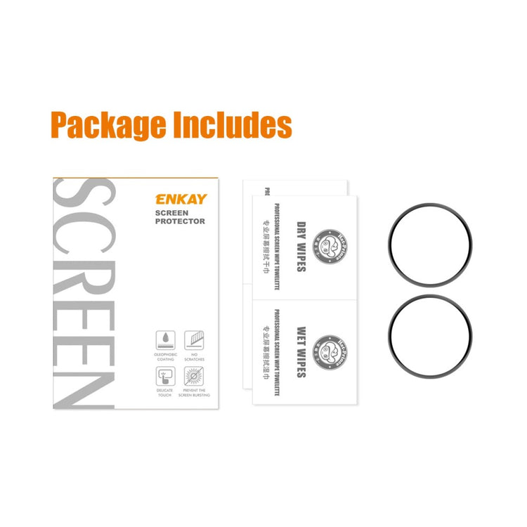 2stk Xiaomi Watch S1 Pro Plastik og Glas  HD Skærmbeskytter - Gennemsigtig#serie_340