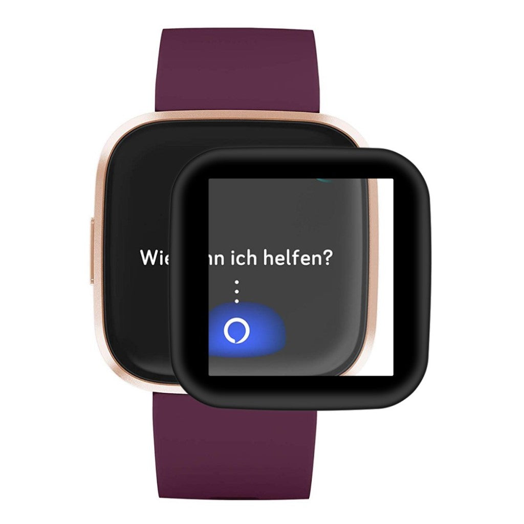 Fitbit Versa 2 Hærdet Glas Skærmbeskytter - Gennemsigtig#serie_622