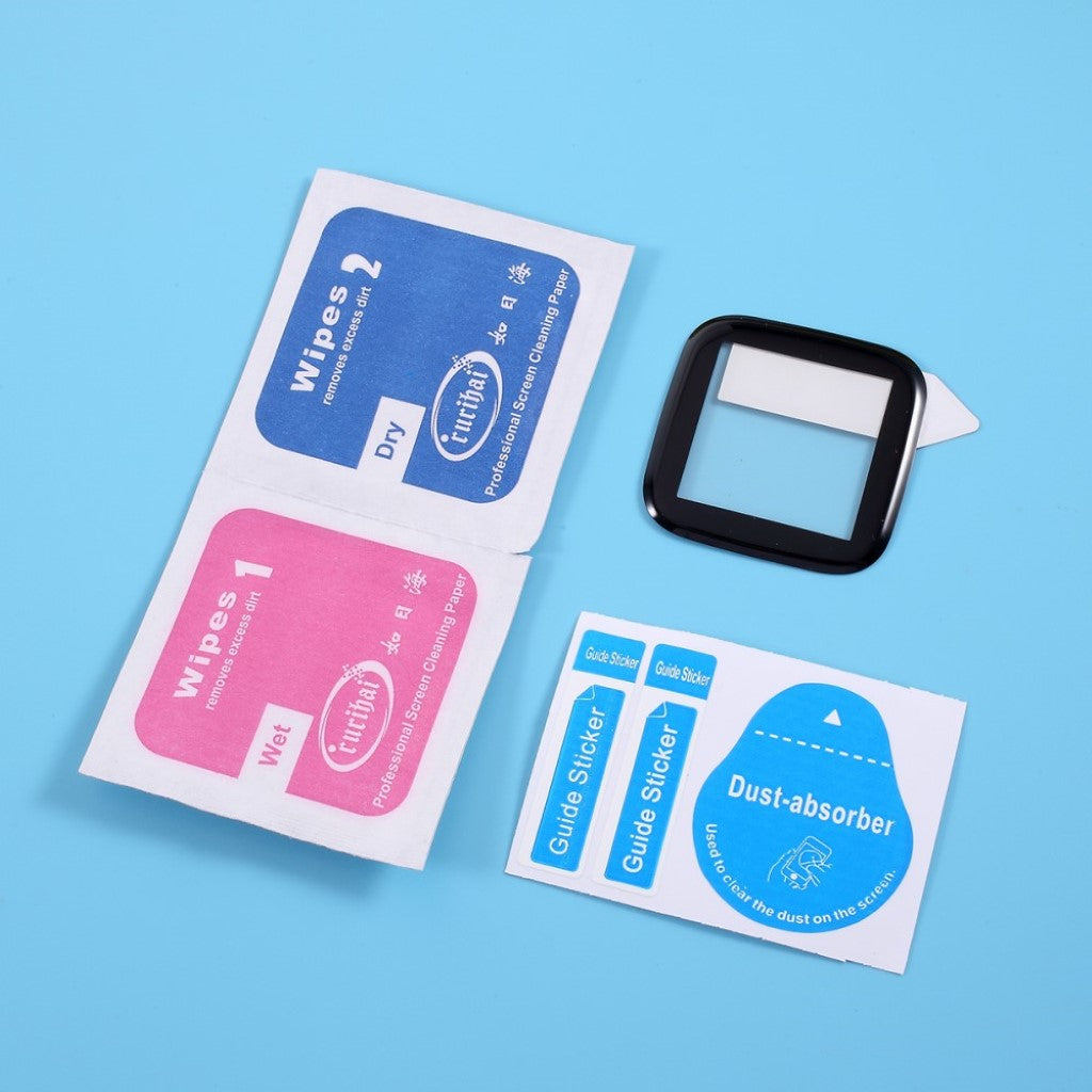 Fitbit Versa 2 Glas  3D Kurvet Skærmbeskytter - Gennemsigtig#serie_623