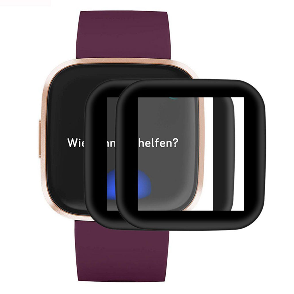 2stk Fitbit Versa 2 Plastik Skærmbeskytter - Gennemsigtig#serie_634