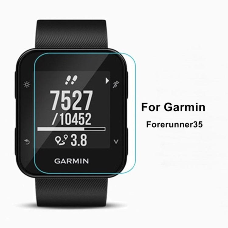 2stk Garmin Forerunner 35 Hærdet Glas Skærmbeskytter - Gennemsigtig#serie_046