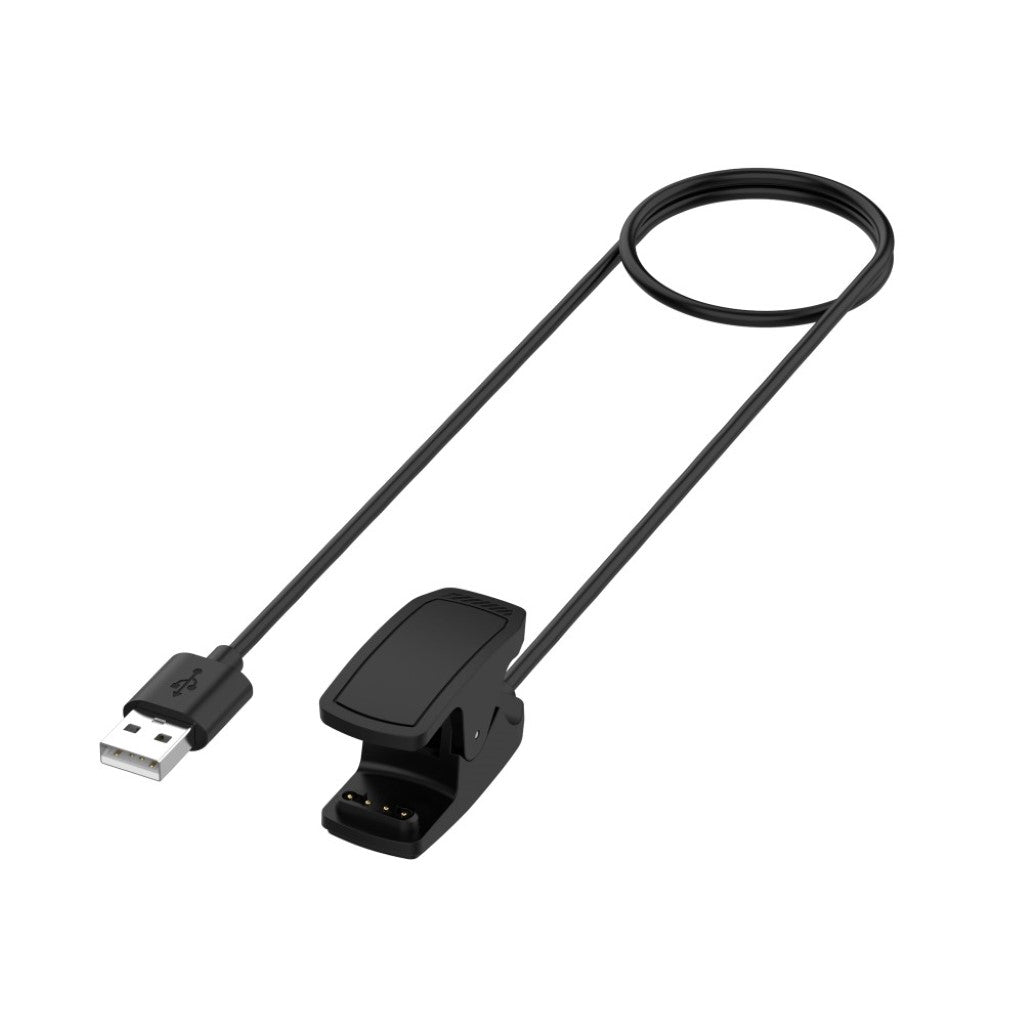 Plastik Garmin Descent Mk2i / Garmin Descent Mk2 USB Opladningskabel - Sort#serie_126