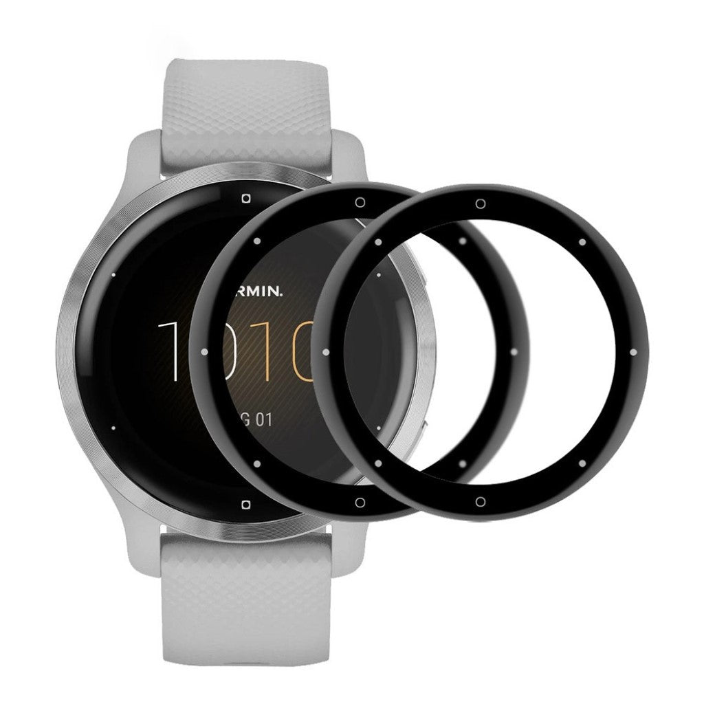 2stk Garmin Venu 2S / Garmin Vivoactive 4S Plastik Skærmbeskytter - Gennemsigtig#serie_134