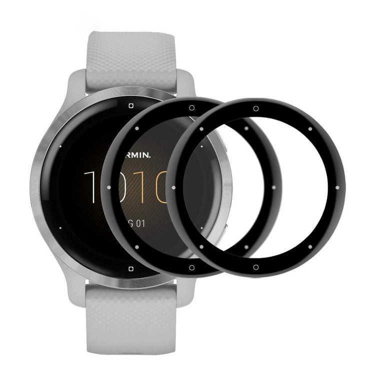 2stk Garmin Venu 2S / Garmin Vivoactive 4S Plastik Skærmbeskytter - Gennemsigtig#serie_134
