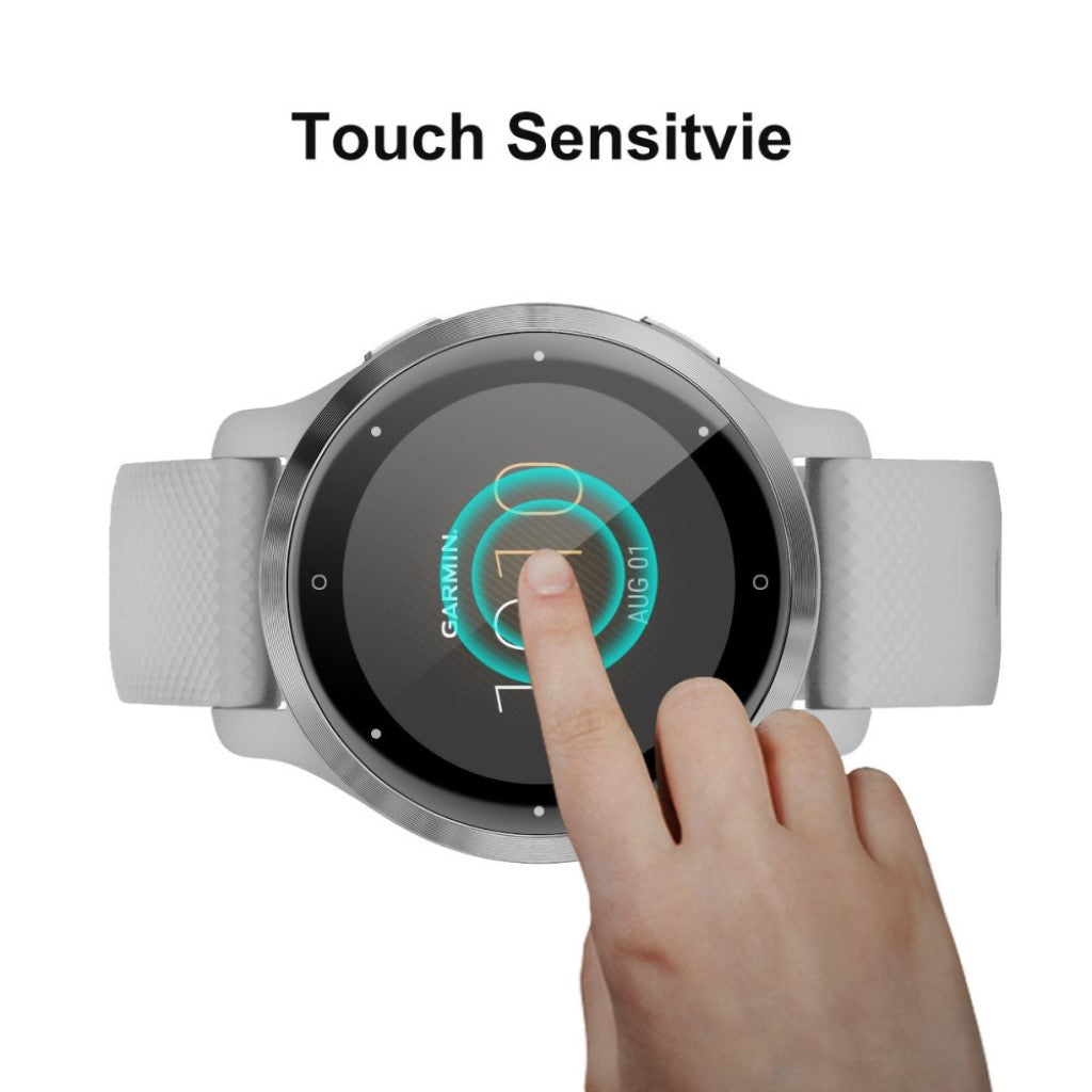 2stk Garmin Venu 2S / Garmin Vivoactive 4S Plastik Skærmbeskytter - Gennemsigtig#serie_134