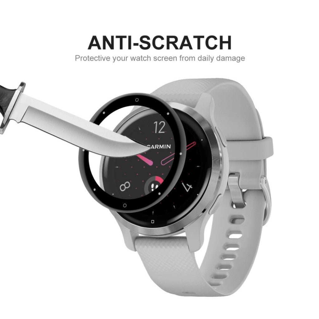 2stk Garmin Venu 2S / Garmin Vivoactive 4S Plastik Skærmbeskytter - Gennemsigtig#serie_134