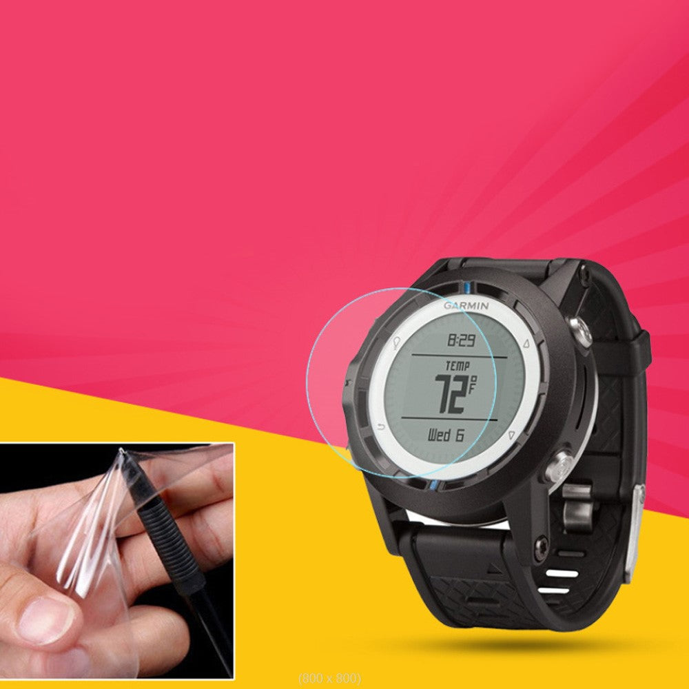 Garmin Quatix 6X Plastik Skærmbeskytter - Gennemsigtig#serie_143