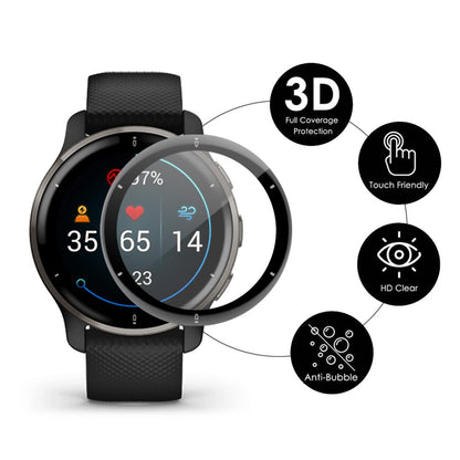 2stk Garmin Venu 2 Plus Plastik Skærmbeskytter - Gennemsigtig#serie_146