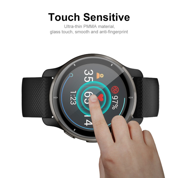 2stk Garmin Venu 2 Plus Plastik Skærmbeskytter - Gennemsigtig#serie_146
