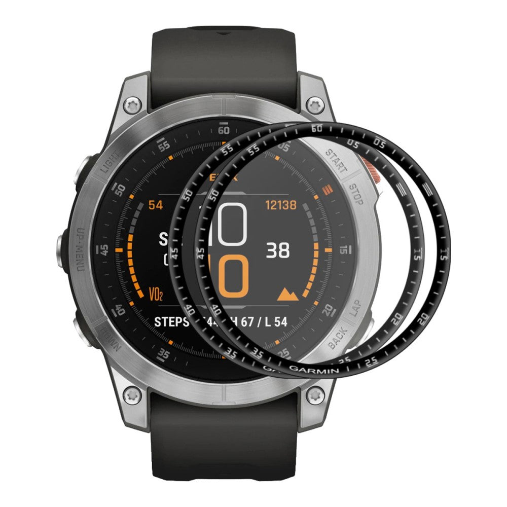 2stk Garmin Epix Plastik  3D Kurvet Skærmbeskytter - Gennemsigtig#serie_164