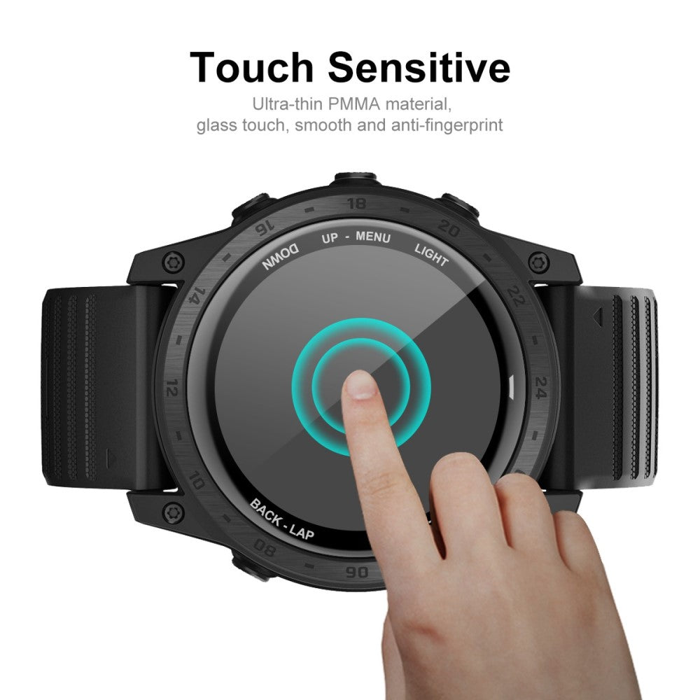2stk Garmin Tactix 7 / Garmin Tactix 7 Pro Plastik  3D Kurvet Skærmbeskytter - Gennemsigtig#serie_207