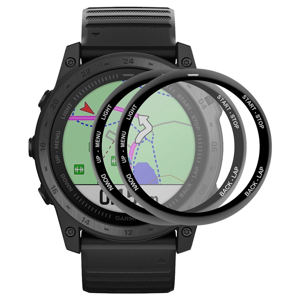 2stk Garmin Tactix 7 / Garmin Tactix 7 Pro Plastik  3D Kurvet Skærmbeskytter - Gennemsigtig#serie_207