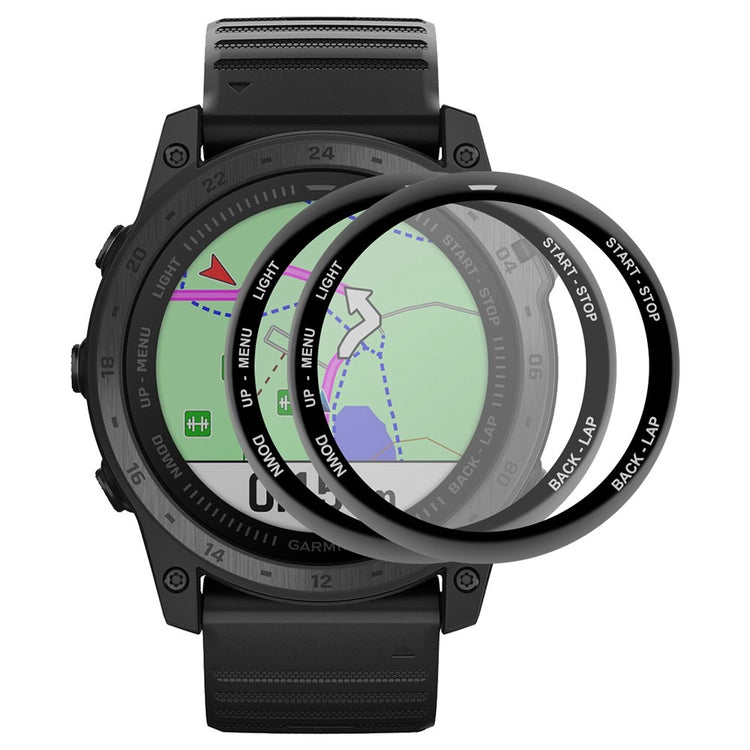 2stk Garmin Tactix 7 / Garmin Tactix 7 Pro Plastik  3D Kurvet Skærmbeskytter - Gennemsigtig#serie_207