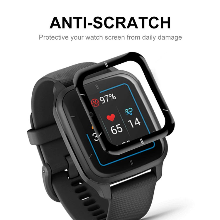2stk Garmin Venu Sq 2 Plastik  HD Skærmbeskytter - Gennemsigtig#serie_263