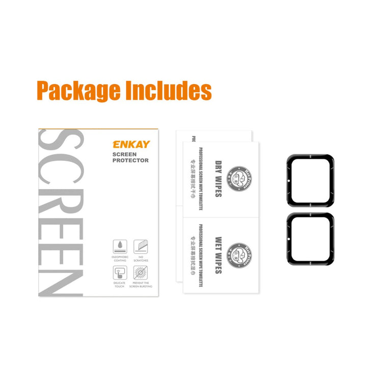 2stk Garmin Venu Sq 2 Plastik  HD Skærmbeskytter - Gennemsigtig#serie_263