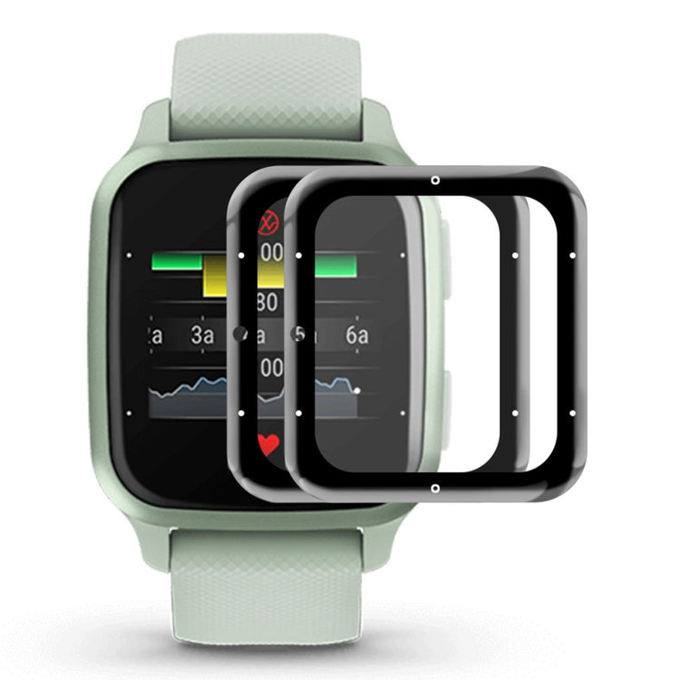 2stk Garmin Venu Sq 2 Plastik  HD Skærmbeskytter - Gennemsigtig#serie_264