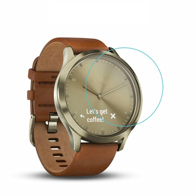 Garmin Vivomove HR Hærdet Glas Skærmbeskytter - Sort#serie_032