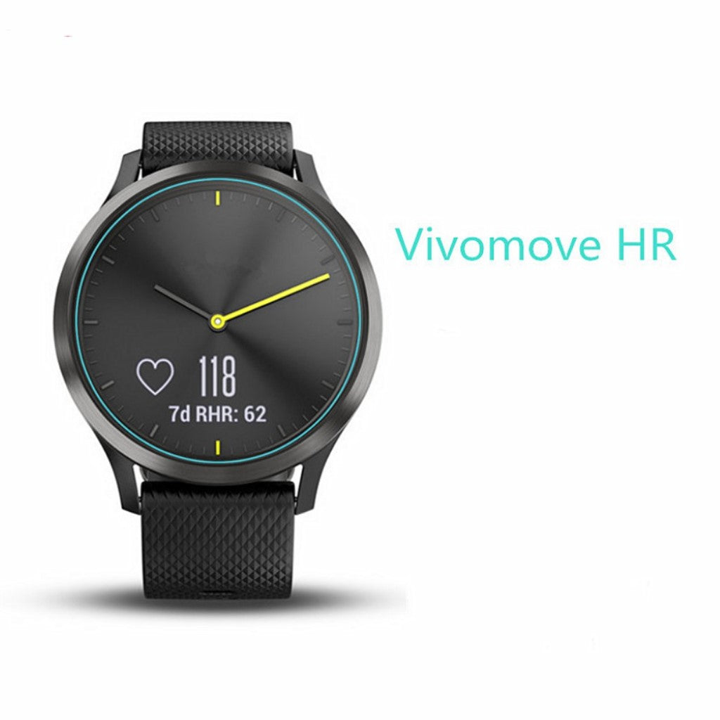 Garmin Vivomove HR Hærdet Glas Skærmbeskytter - Sort#serie_032