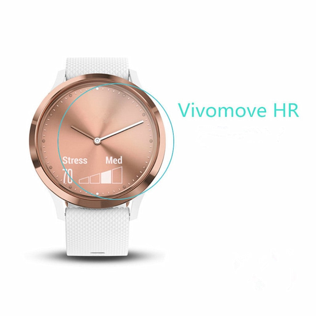 Garmin Vivomove HR Hærdet Glas Skærmbeskytter - Sort#serie_032