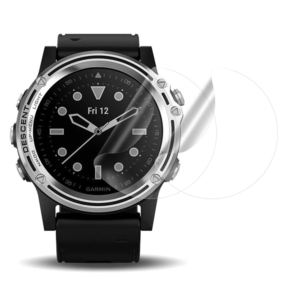 2stk Garmin Descent MK1 Plastik Skærmbeskytter - Gennemsigtig#serie_176