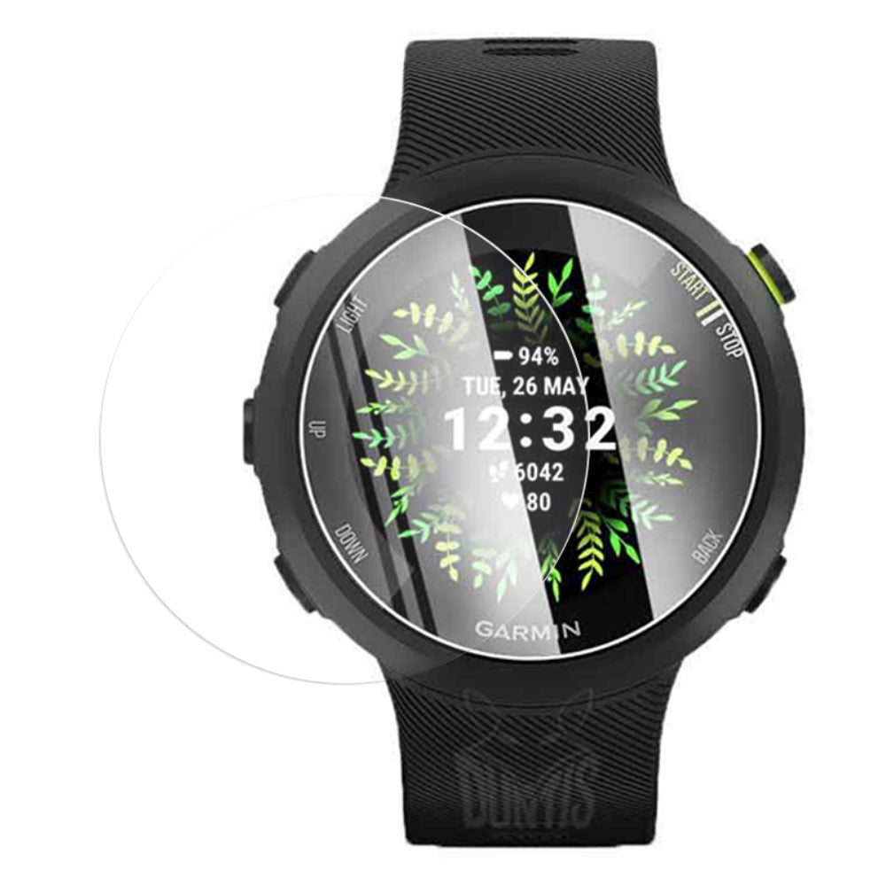 Garmin Forerunner 45S Plastik  HD Skærmbeskytter - Gennemsigtig#serie_218