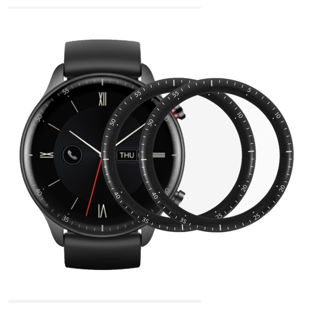 2stk Amazfit GTR 2 eSIM Plastik Skærmbeskytter - Gennemsigtig#serie_1