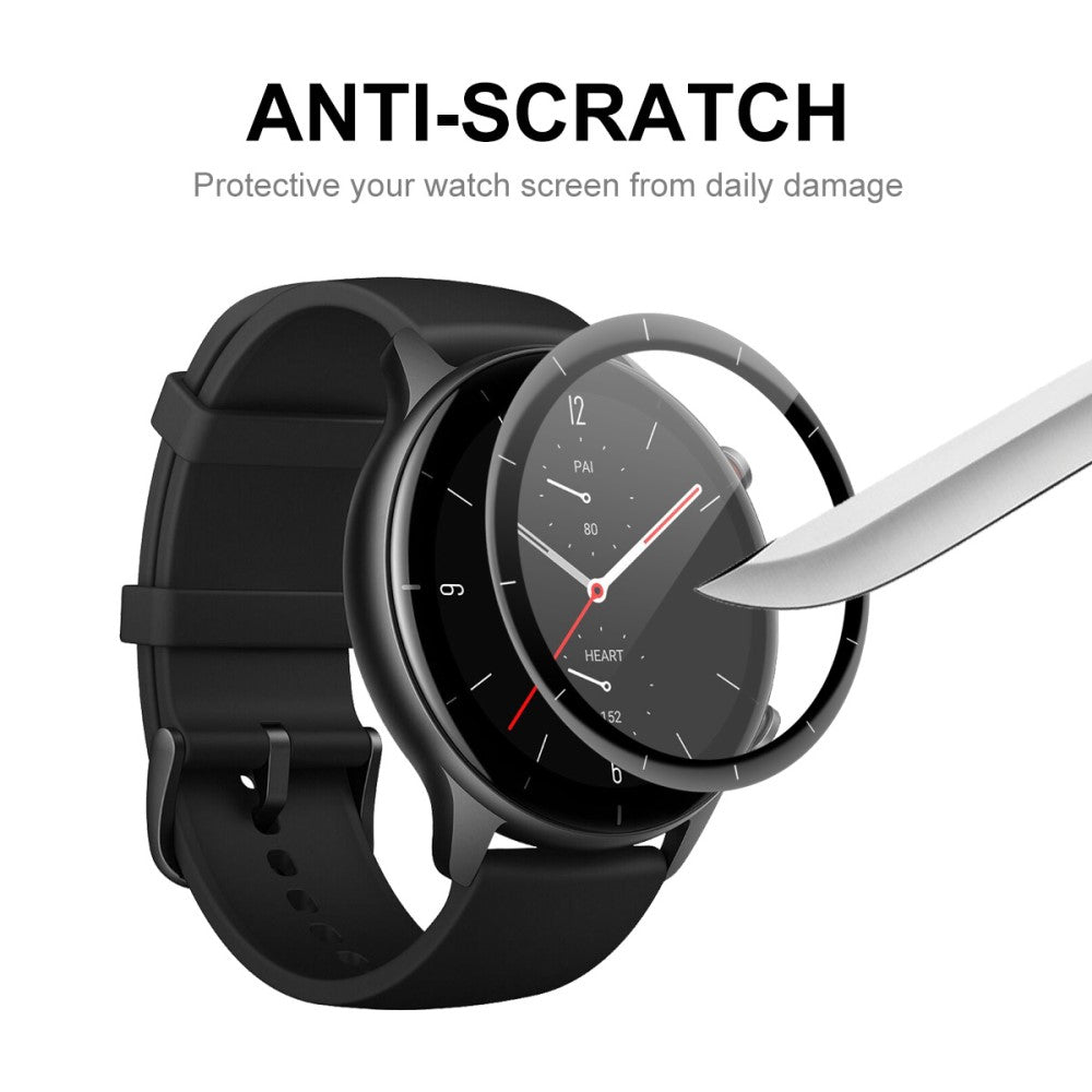 2stk Amazfit GTR 3 Plastik  3D Kurvet Skærmbeskytter - Gennemsigtig#serie_3