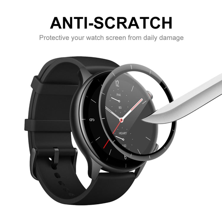 2stk Amazfit GTR 3 Plastik  3D Kurvet Skærmbeskytter - Gennemsigtig#serie_3