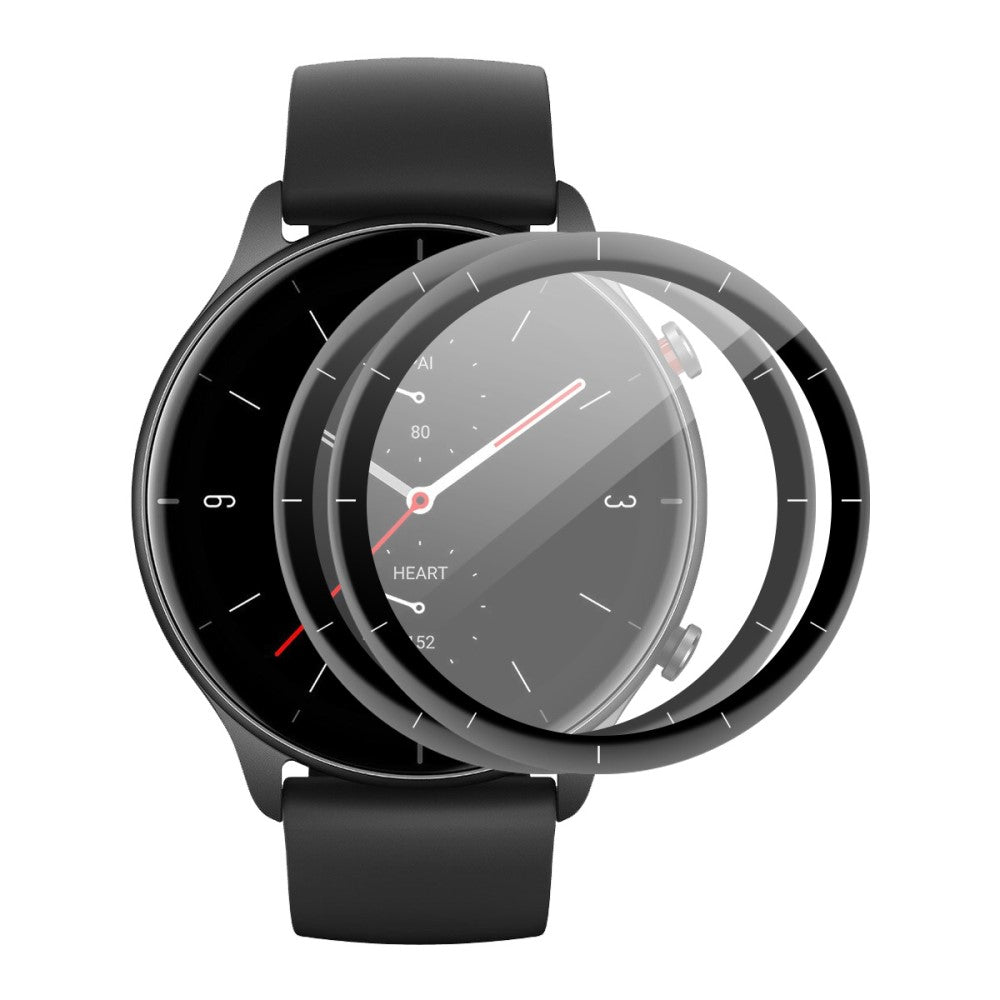 2stk Amazfit GTR 3 Plastik  3D Kurvet Skærmbeskytter - Gennemsigtig#serie_3