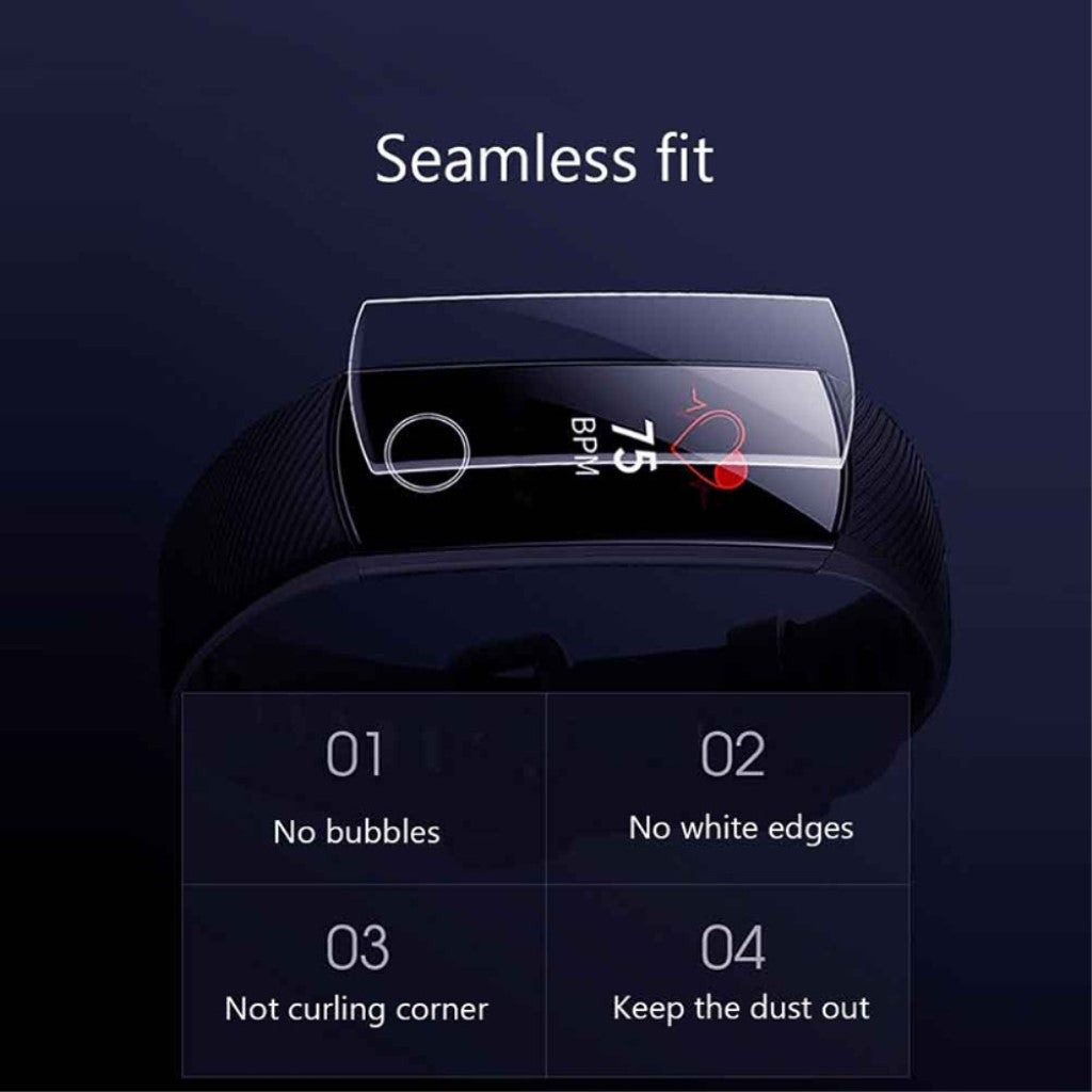 Honor Band 5 Plastik  HD Skærmbeskytter - Gennemsigtig#serie_1