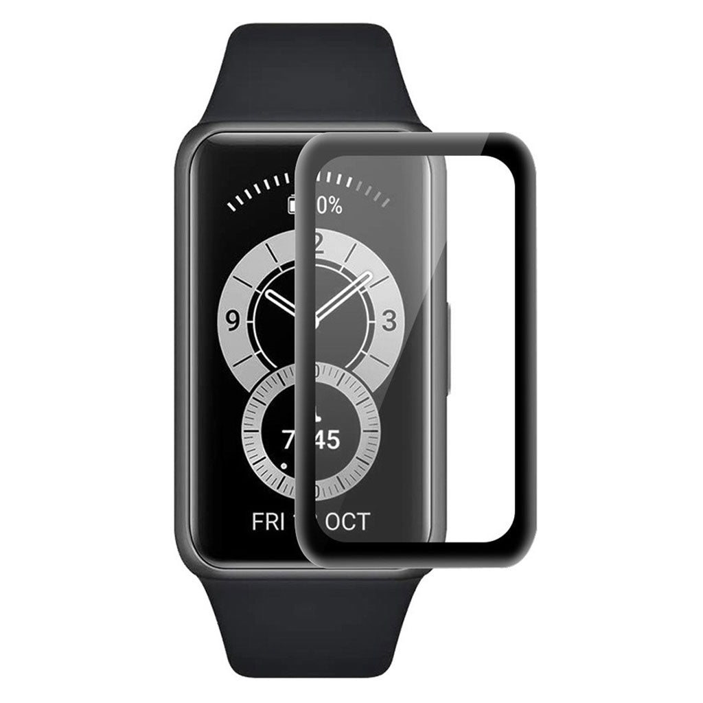 Honor Band 6 Plastik  3D Kurvet Skærmbeskytter - Gennemsigtig#serie_2