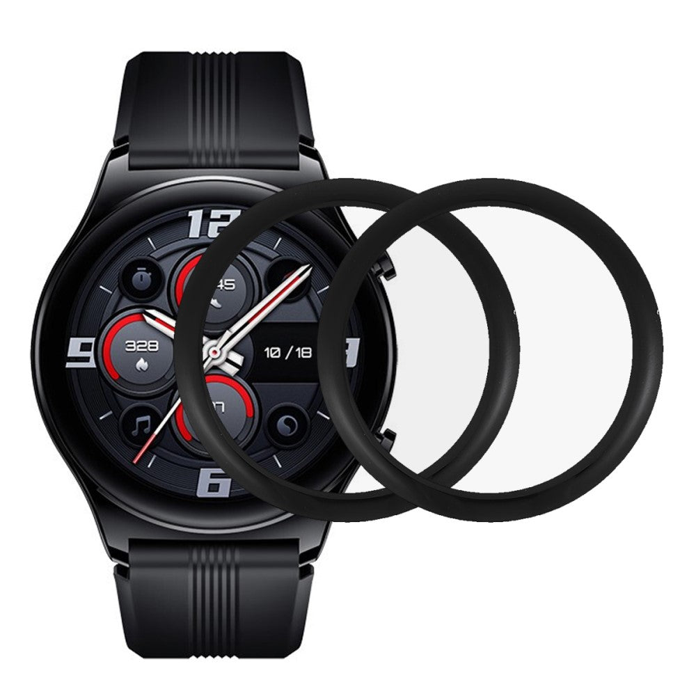 2stk Honor Watch GS 3 Plastik Skærmbeskytter - Gennemsigtig#serie_3