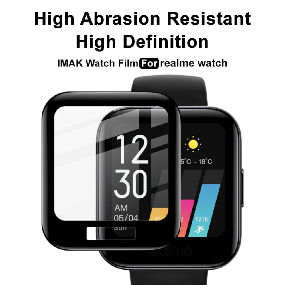 Realme Watch Plastik  HD Skærmbeskytter - Gennemsigtig#serie_1