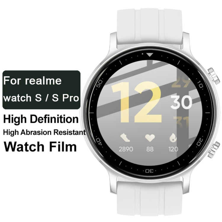 Realme Watch S Pro / Realme Watch S Plastik  HD Skærmbeskytter - Gennemsigtig#serie_1