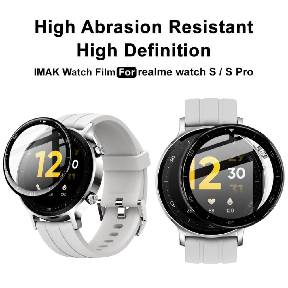 Realme Watch S Pro / Realme Watch S Plastik  HD Skærmbeskytter - Gennemsigtig#serie_1