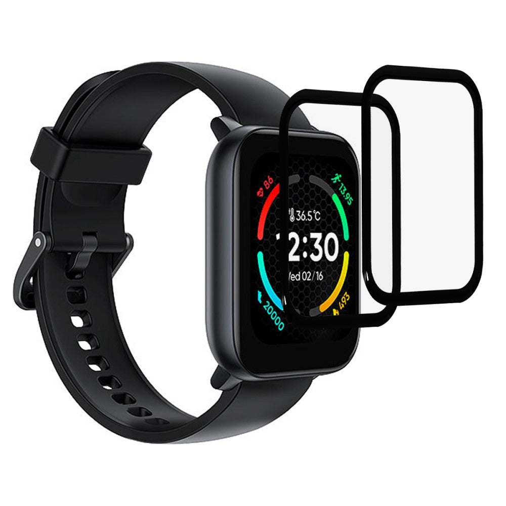 2stk Realme TechLife Watch S100 Plastik  HD Skærmbeskytter - Gennemsigtig#serie_3