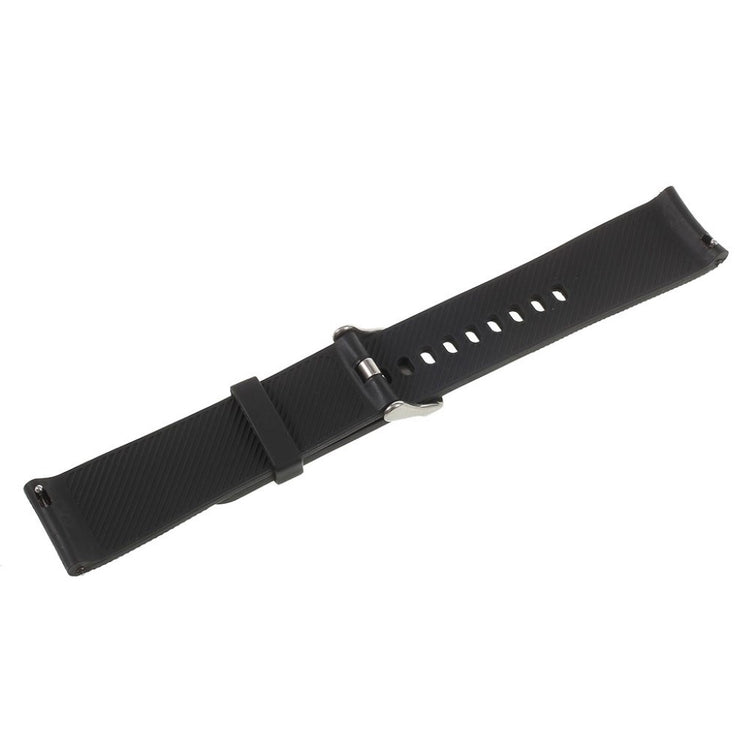 Helt vildt nydelig 20mm Silikone Rem - Sort#serie_3