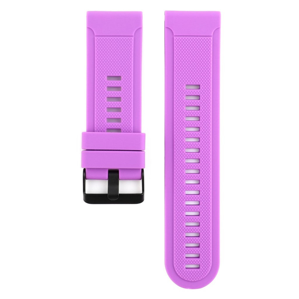 Smuk Garmin Fenix 5X / Garmin Tactix Charlie Silikone Rem - Lilla#serie_10