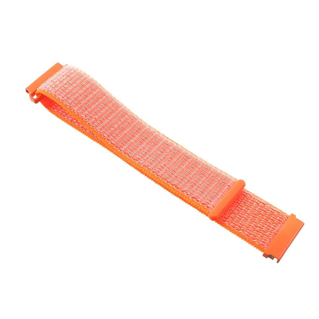 Universal velcro nylon watch band - Orange#serie_7