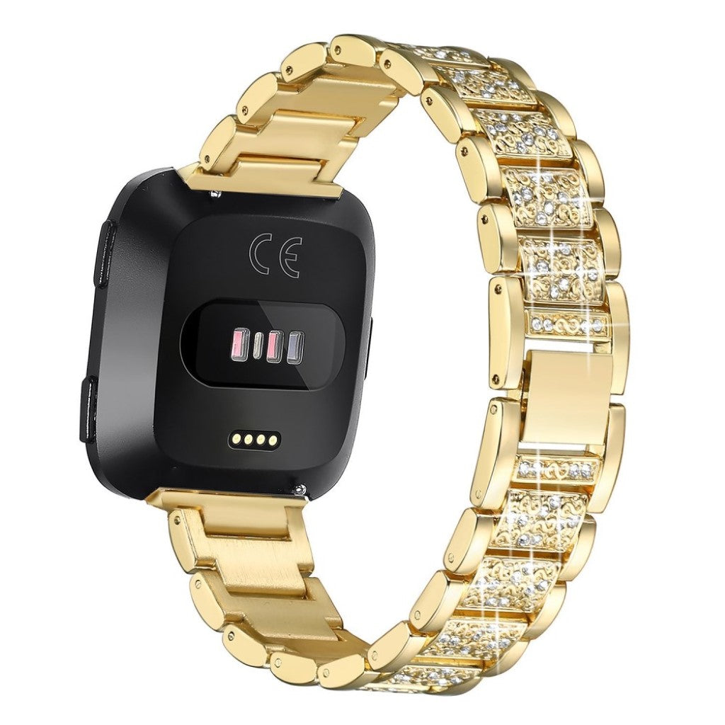 Super slidstærk Universal Metal og Rhinsten Rem - Guld#serie_2
