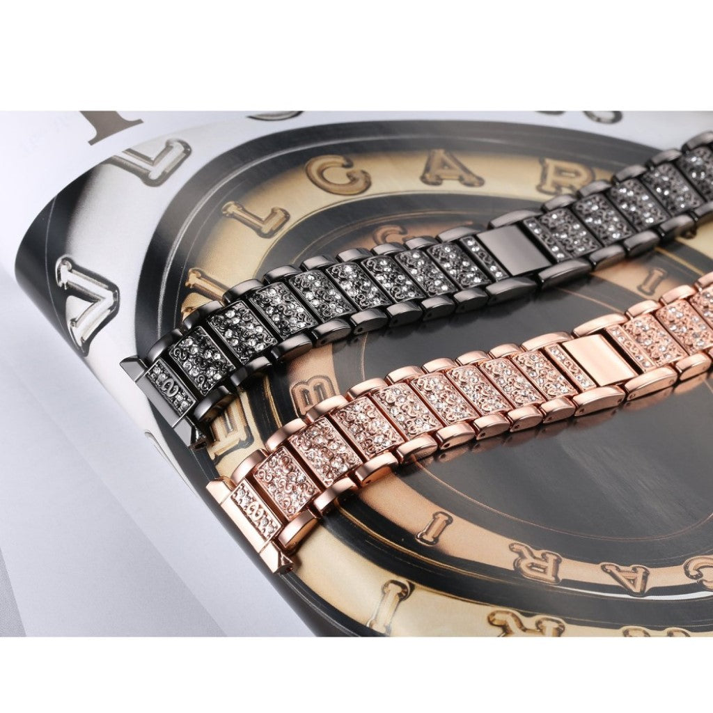 Super slidstærk Universal Metal og Rhinsten Rem - Pink#serie_3