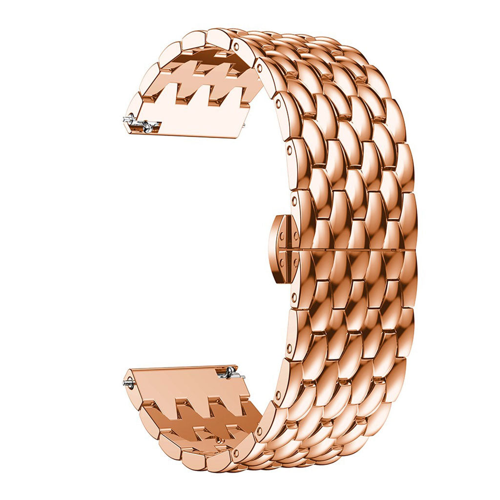 Samsung Galaxy Watch 46mm / Gear S3 Frontier / S3 Classic 22mm alloy watch band - Rose Gold#serie_3