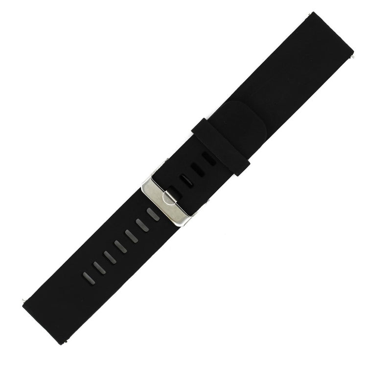 Rigtigt cool 22mm Silikone Rem - Sort#serie_1